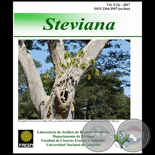 REVISTA STEVIANA - VOLUMEN 9 (2) - AÑO 2017 - Publicación del Herbario FACEN